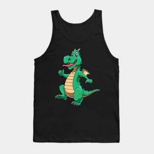 Happy Birthday Dragon Lovers Cute Kids Bday Tank Top